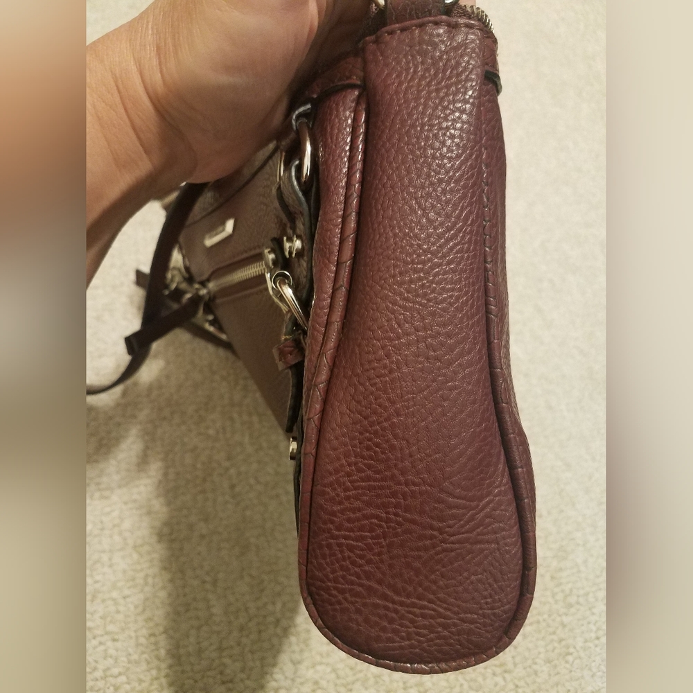 Dana Buchman Crossbody Burgundy Purse/Hand Bag - Picture 5 of 10
